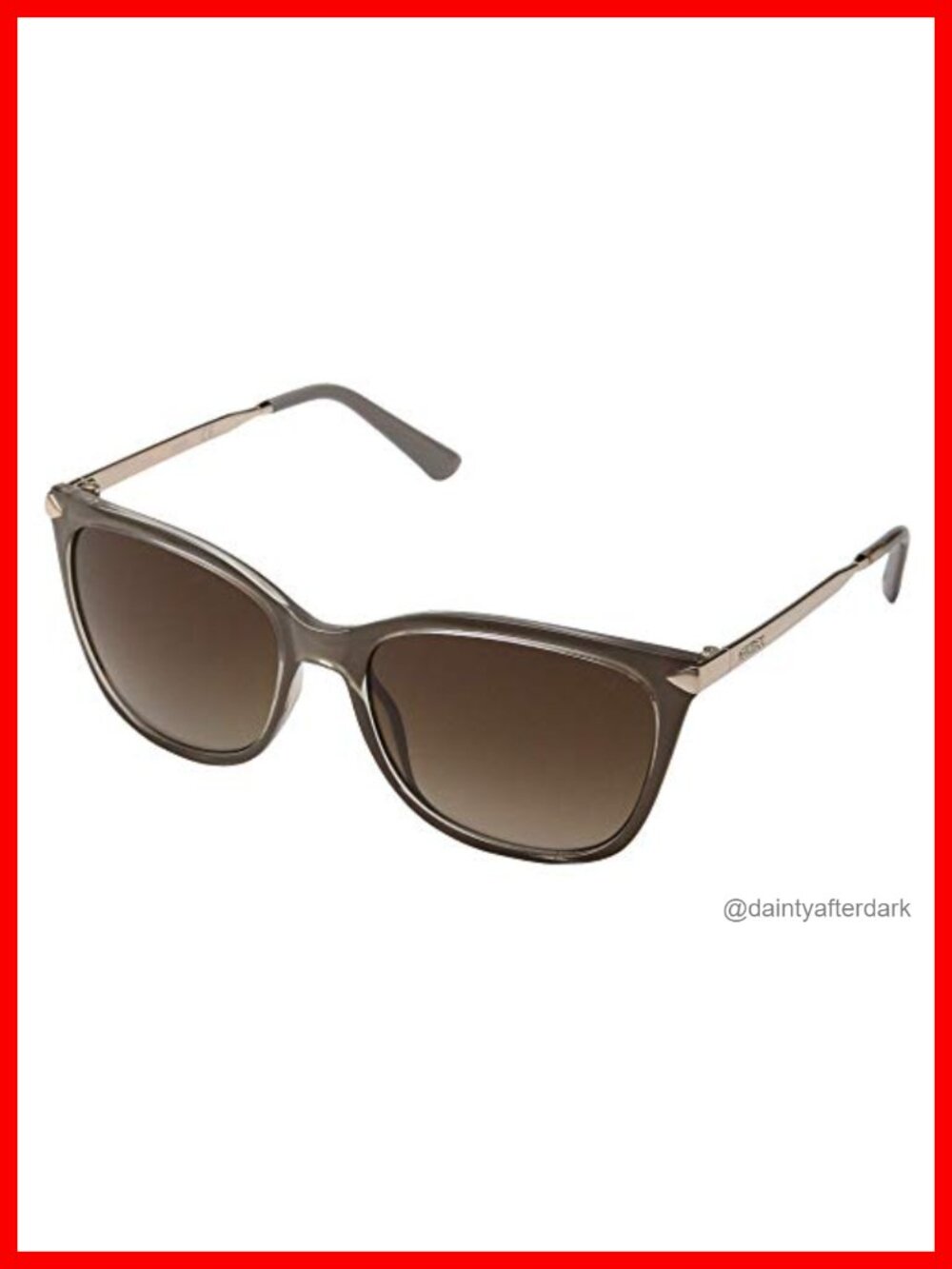 Catherine Rhinestone Aviator Square Sunglasses Gold Metal Temples